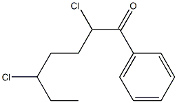 2,5-dichloroheptanophenone 结构式