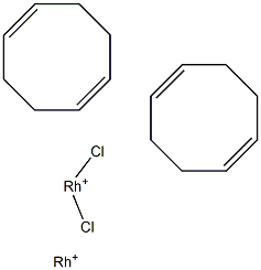 DICHLOROBIS (1,5-CYCLOOCTADIENE) DIRHODIUM(I) 结构式