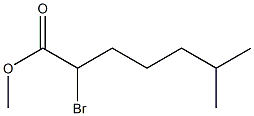 METHYL 2-BROMO ISOOCTANATE 结构式