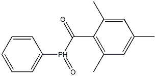 PHENYL(2,4,6-TRIMETHYLBENZOYL)PHOSPINE OXIDE 结构式