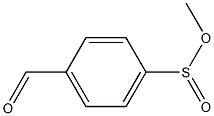 P-METHYLSULFINO BENZALDEHYDE 结构式