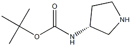 R/S-3-N-BOC-AMINO PYRROLIDINE 结构式