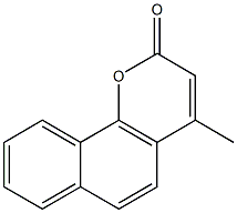 4-METHYLBENZO[H]CHROMEN-2-ONE 结构式