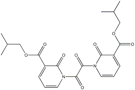 N,N''-OXALYLBIS(ISOBUTYL 2-OXONICOTINATE) 结构式