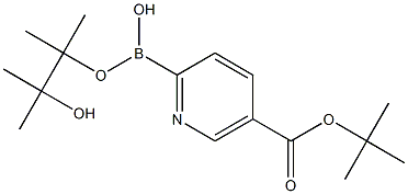 5-(TERT-BUTOXYCARBONYL)PYRIDINE-2-BORONIC ACID PINACOL ESTER 结构式