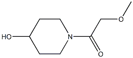 1-(METHOXYACETYL)PIPERIDIN-4-OL 结构式