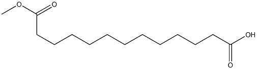 13-METHOXY-13-OXOTRIDECANOIC ACID 结构式