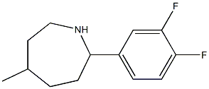 2-(3,4-DIFLUOROPHENYL)-5-METHYLAZEPANE 结构式