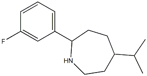 2-(3-FLUOROPHENYL)-5-ISOPROPYLAZEPANE 结构式