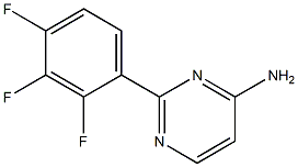 2-(4-TRIFLUOROPHENYL)-4-AMINOPYRIMIDINE 结构式
