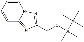 2-(TERT-BUTYL-DIMETHYL-SILANYLOXYMETHYL)-[1,2,4]TRIAZOLO[1,5-A]PYRIDINE 结构式