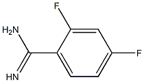 2,4-DIFLUOROBENZENECARBOXIMIDAMIDE 结构式
