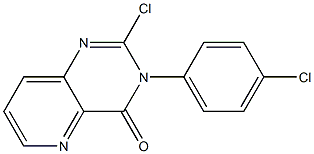 2-CHLORO-3-(4-CHLORO-PHENYL)-3H-PYRIDO[3,2-D]PYRIMIDIN-4-ONE 结构式