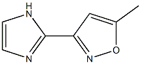 3-(1H-IMIDAZOL-2-YL)-5-METHYLISOXAZOLE 结构式