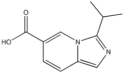 3-ISOPROPYLIMIDAZO[1,5-A]PYRIDINE-6-CARBOXYLIC ACID 结构式