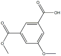 3-METHOXY-5-(METHOXYCARBONYL)BENZOIC ACID 结构式