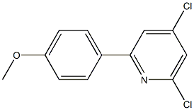 4,6-DICHLORO-2-(4-METHOXYPHENYL)PYRIDINE 结构式