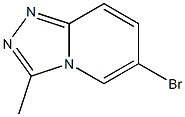 6-BROMO-3-METHYL-1,2,3-TRIAZOLO[4,3-A]PYRIDINE 结构式