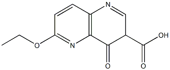 6-ETHOXY-4-OXO-3,4-DIHYDRO-1,5-NAPHTHYRIDINE-3-CARBOXYLIC ACID 结构式