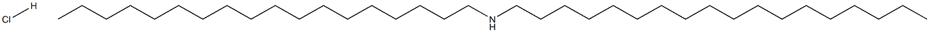 N-octadecyloctadecan-1-amine hydrochloride 结构式