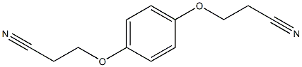 3-[4-(2-cyanoethoxy)phenoxy]propanenitrile 结构式