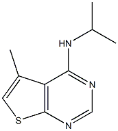 N4-isopropyl-5-methylthieno[2,3-d]pyrimidin-4-amine 结构式