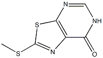 2-(methylthio)-6,7-dihydropyrimido[5,4-d][1,3]thiazol-7-one 结构式