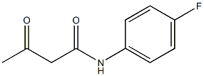 N1-(4-fluorophenyl)-3-oxobutanamide 结构式