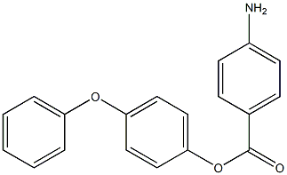 4-phenoxyphenyl 4-aminobenzoate 结构式
