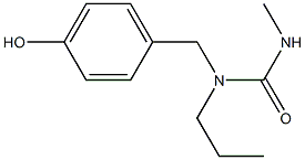 N-(4-hydroxybenzyl)-N'-methyl-N-propylurea 结构式