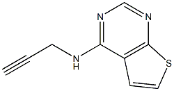 N4-prop-2-ynylthieno[2,3-d]pyrimidin-4-amine 结构式