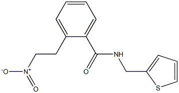 2-(2-nitroethyl)-N-(2-thienylmethyl)benzenecarboxamide 结构式