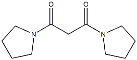 1,3-ditetrahydro-1H-pyrrol-1-ylpropane-1,3-dione 结构式