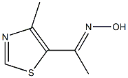 (1E)-1-(4-methyl-1,3-thiazol-5-yl)ethanone oxime 结构式