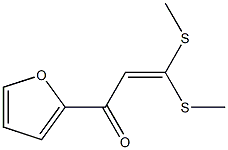 1-(2-furyl)-3,3-di(methylthio)prop-2-en-1-one 结构式