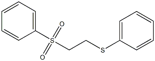 1-{[2-(phenylthio)ethyl]sulfonyl}benzene 结构式