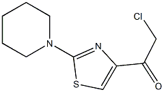 2-chloro-1-(2-piperidin-1-yl-1,3-thiazol-4-yl)ethanone 结构式