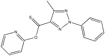 2-pyridyl 5-methyl-2-phenyl-2H-1,2,3-triazole-4-carbothioate 结构式