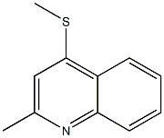 2-methyl-4-(methylthio)quinoline 结构式