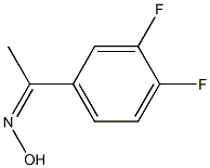 1-(3,4-difluorophenyl)ethan-1-one oxime 结构式