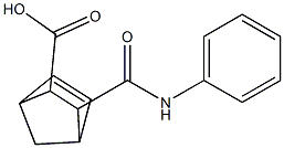 3-(anilinocarbonyl)bicyclo[2.2.1]hept-5-ene-2-carboxylic acid 结构式