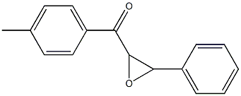 (4-methylphenyl)(3-phenyloxiran-2-yl)methanone 结构式