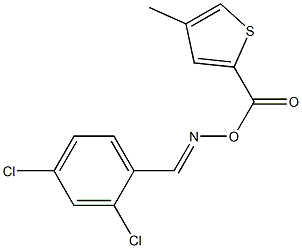 2-[({[(2,4-dichlorophenyl)methylene]amino}oxy)carbonyl]-4-methylthiophene 结构式