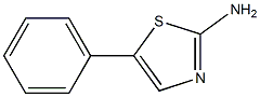 5-phenyl-1,3-thiazol-2-amine 结构式