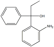 1-(2-aminophenyl)-1-phenylpropan-1-ol 结构式