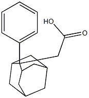 2-(2-phenyl-2-adamantyl)acetic acid 结构式