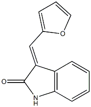 3-(2-furylmethylidene)indolin-2-one 结构式