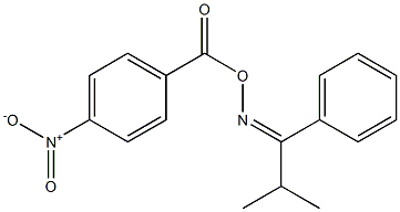 1-({[(2-methyl-1-phenylpropylidene)amino]oxy}carbonyl)-4-nitrobenzene 结构式