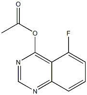 5-fluoro-4-quinazolinyl acetate 结构式