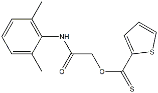 2-(2,6-dimethylanilino)-2-oxoethyl thiophene-2-carbothioate 结构式